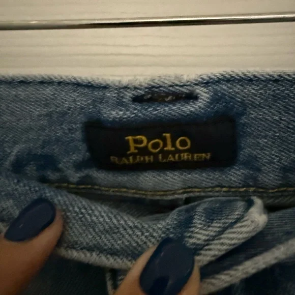 Ralph Lauren Light Blue Distressed Jeans - Picture 4 of 8